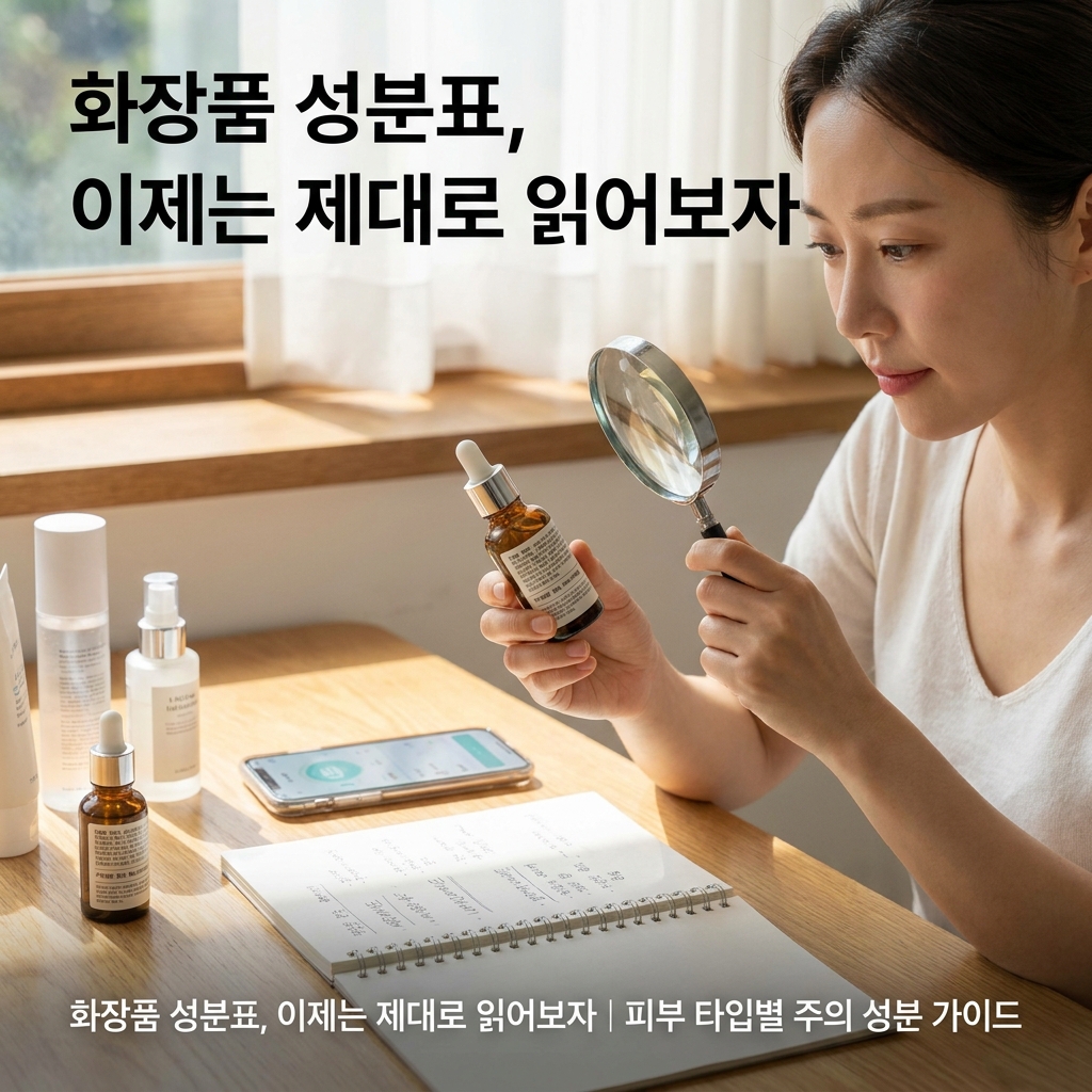 화장품 성분표, 이제는 제대로 읽어보자 | 피부 타입별 주의 성분 가이드