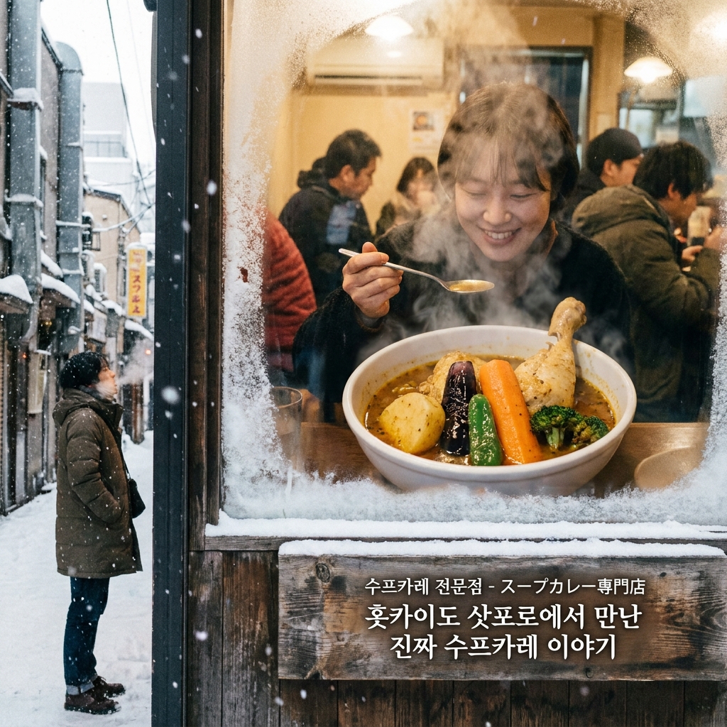 홋카이도 삿포로에서 만난 진짜 수프카레 이야기