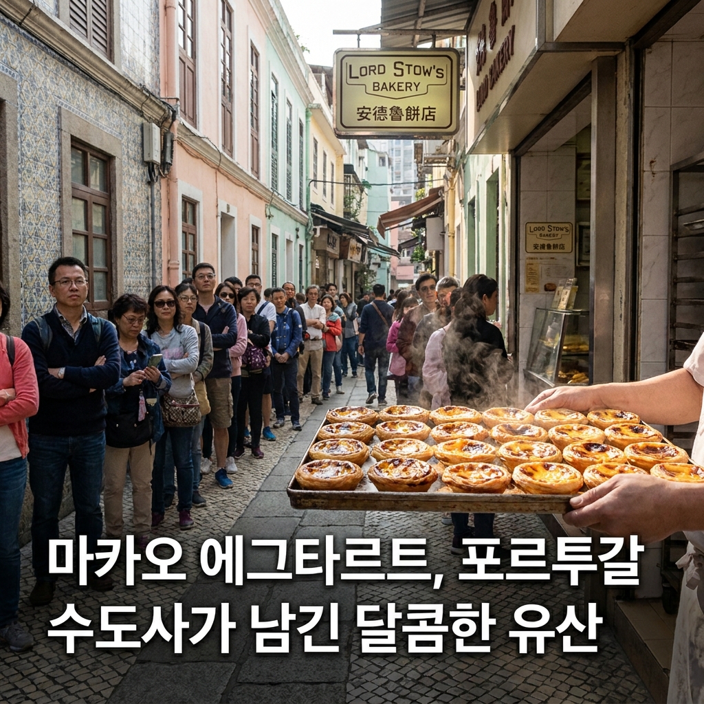 마카오 에그타르트, 포르투갈 수도사가 남긴 달콤한 유산