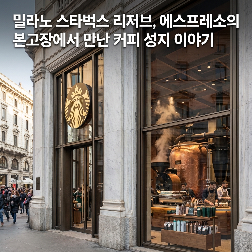 밀라노 스타벅스 리저브, 에스프레소의 본고장에서 만난 커피 성지 이야기