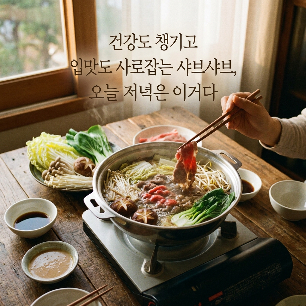 건강도 챙기고 입맛도 사로잡는 샤브샤브, 오늘 저녁은 이거다