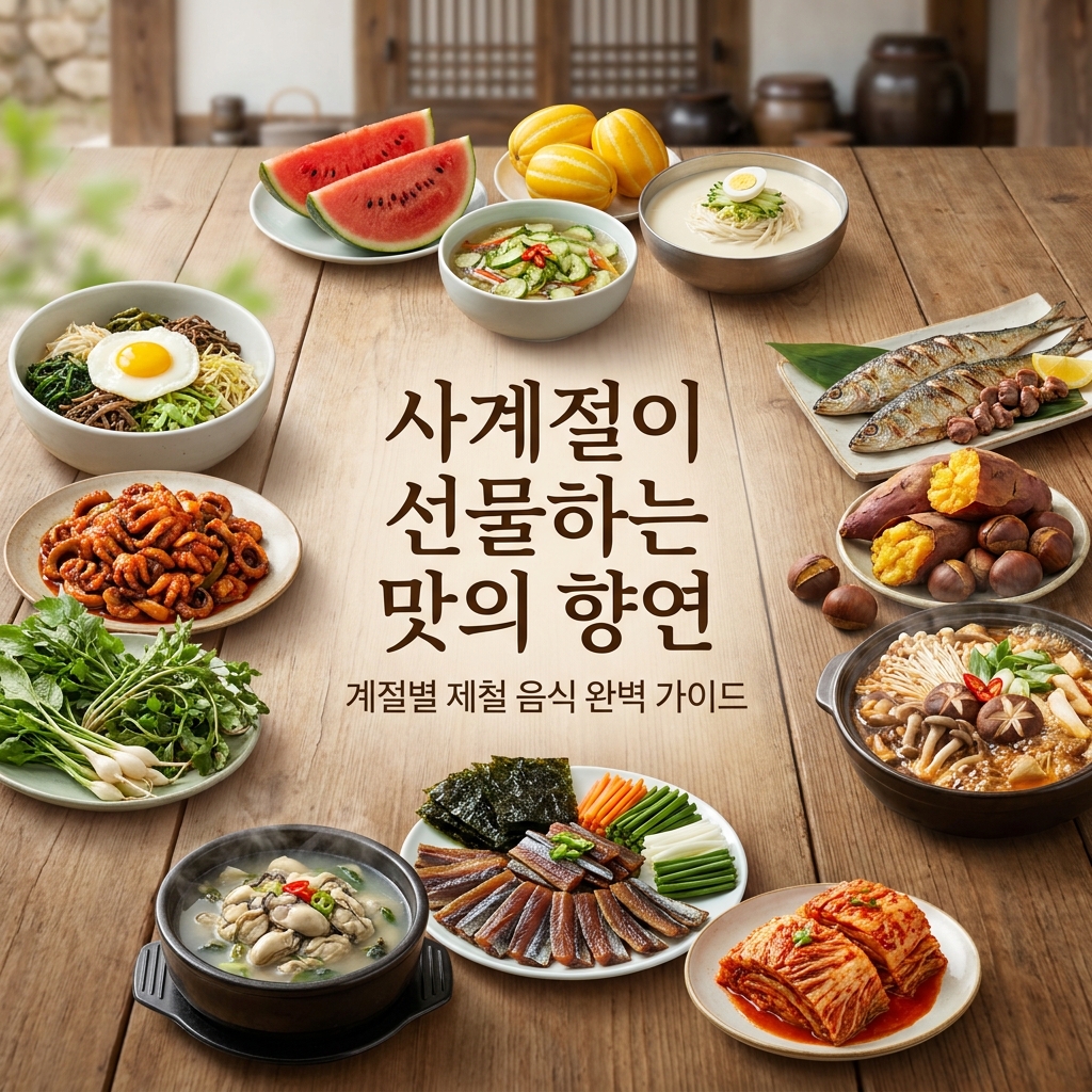 사계절이 선물하는 맛의 향연, 계절별 제철 음식 완벽 가이드