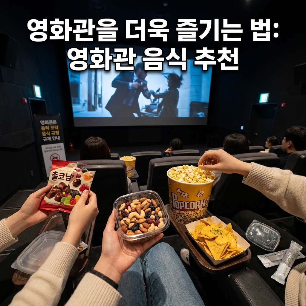 영화관을 더욱 즐기는 법: 영화관 음식 추천