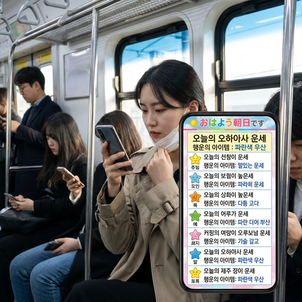 아침마다 확인하는 오하아사 운세, 일본 지역 방송이 한국 MZ세대 루틴이 된 이유