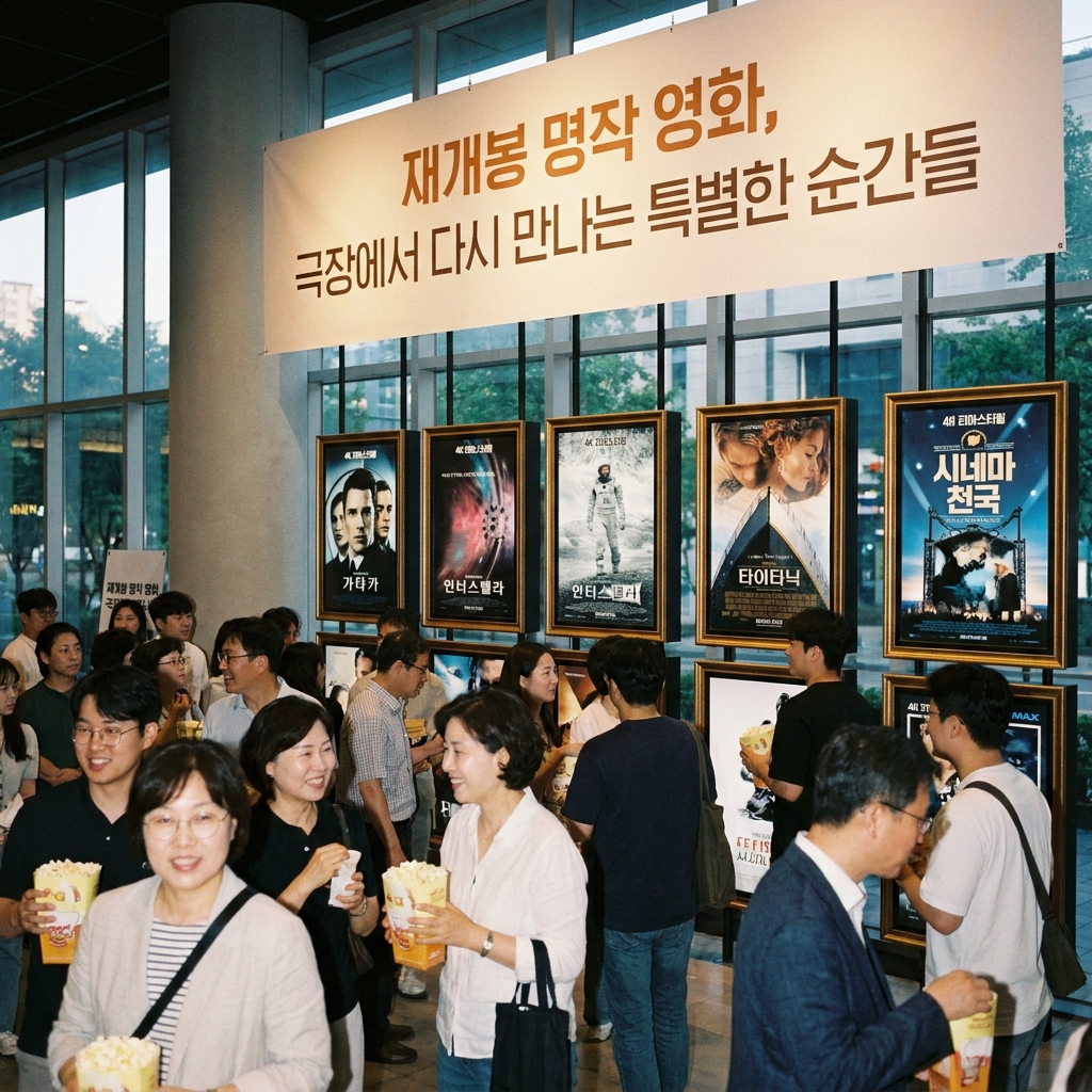 재개봉 명작 영화, 극장에서 다시 만나는 특별한 순간들
