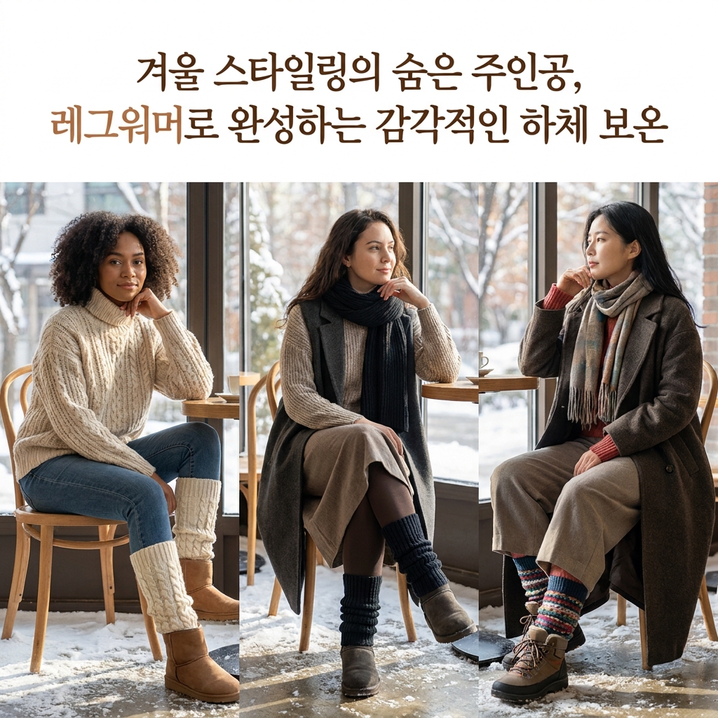 겨울 스타일링의 숨은 주인공, 레그워머로 완성하는 감각적인 하체 보온