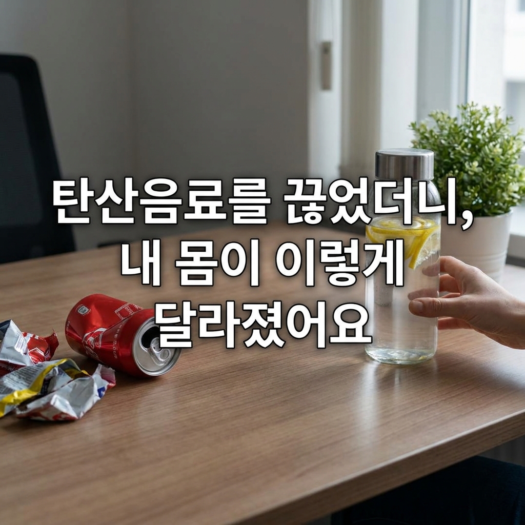 탄산음료를 끊었더니, 내 몸이 이렇게 달라졌어요
