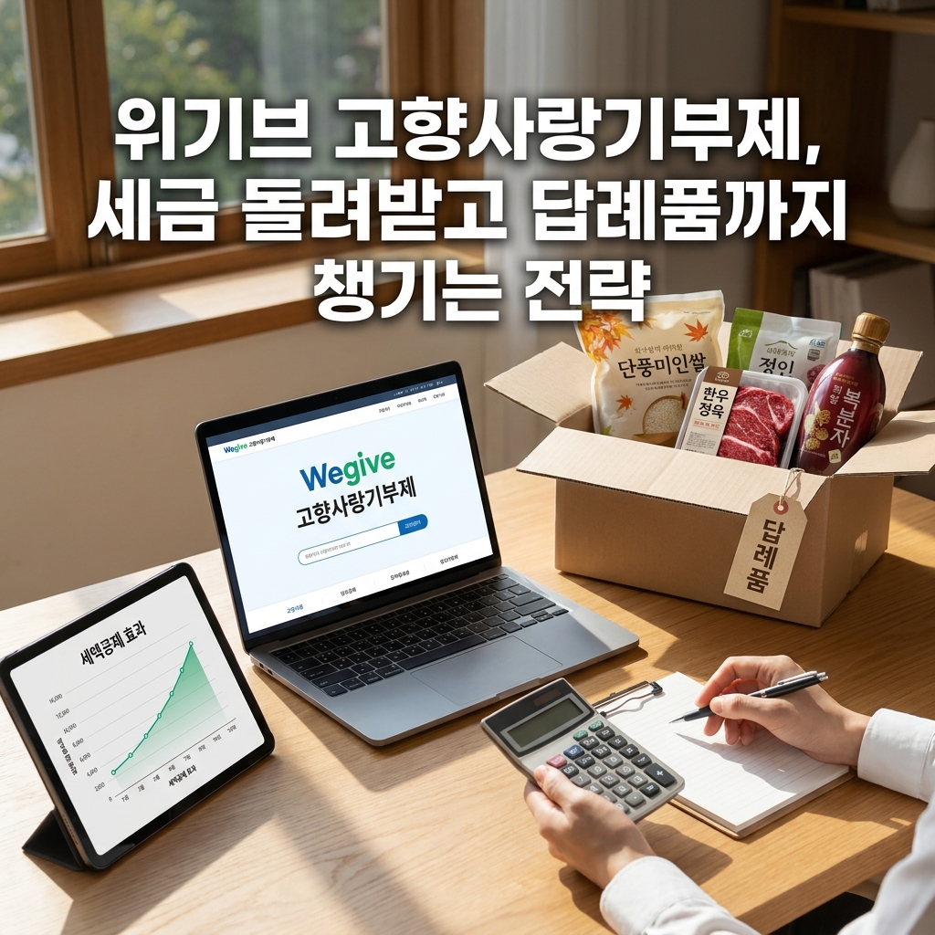 위기브 고향사랑기부제, 세금 돌려받고 답례품까지 챙기는 전략