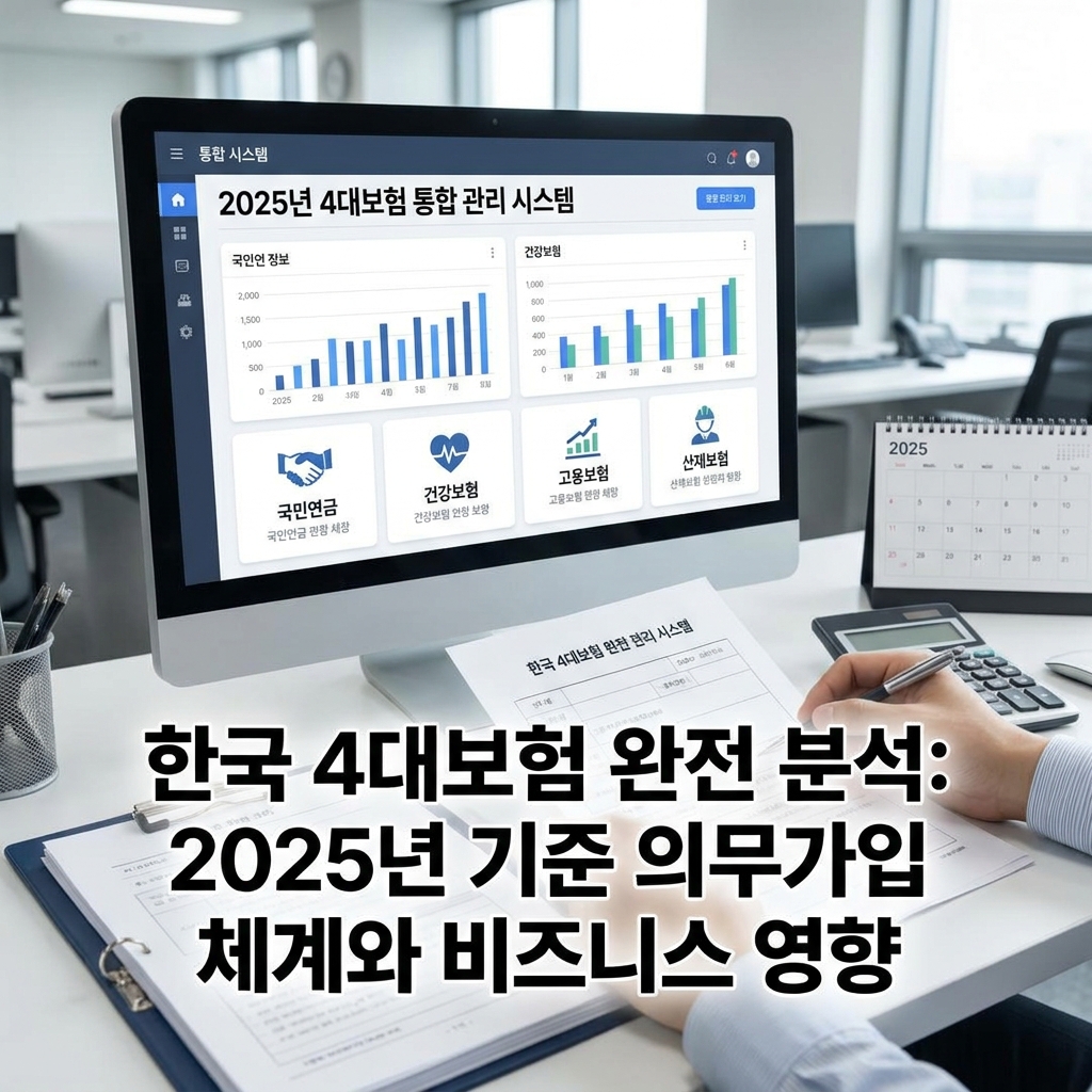 한국 4대보험 완전 분석: 2025년 기준 의무가입 체계와 비즈니스 영향