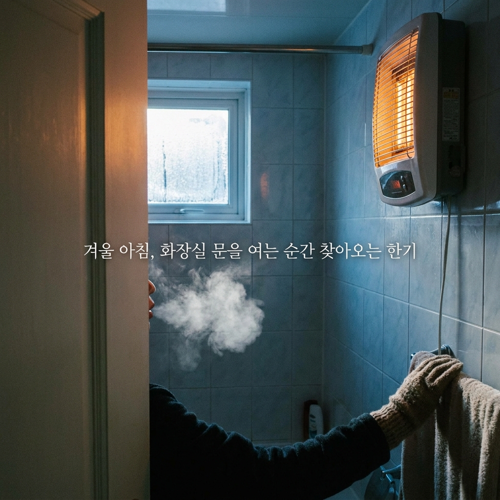 겨울 아침, 화장실 문을 여는 순간 찾아오는 한기