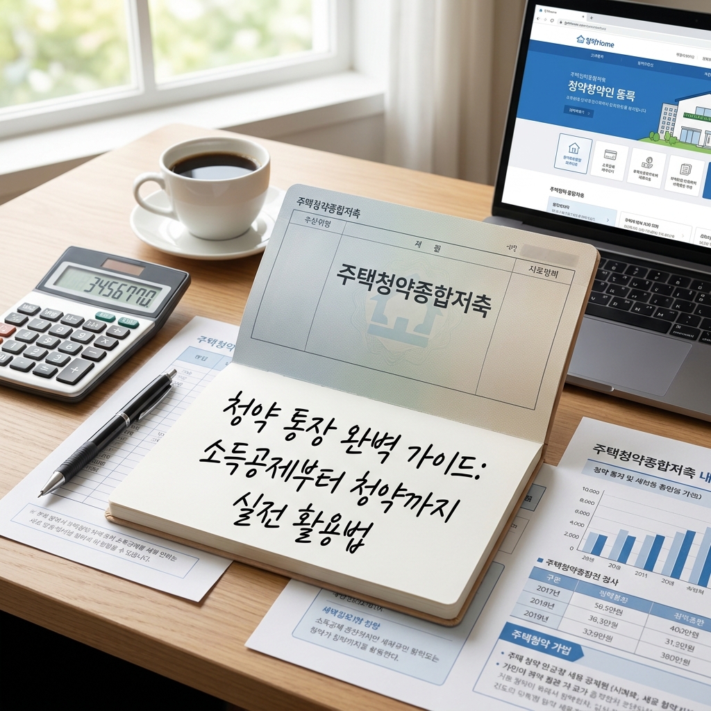 청약 통장의 기능 완벽 가이드: 소득공제부터 청약까지 실전 활용법
