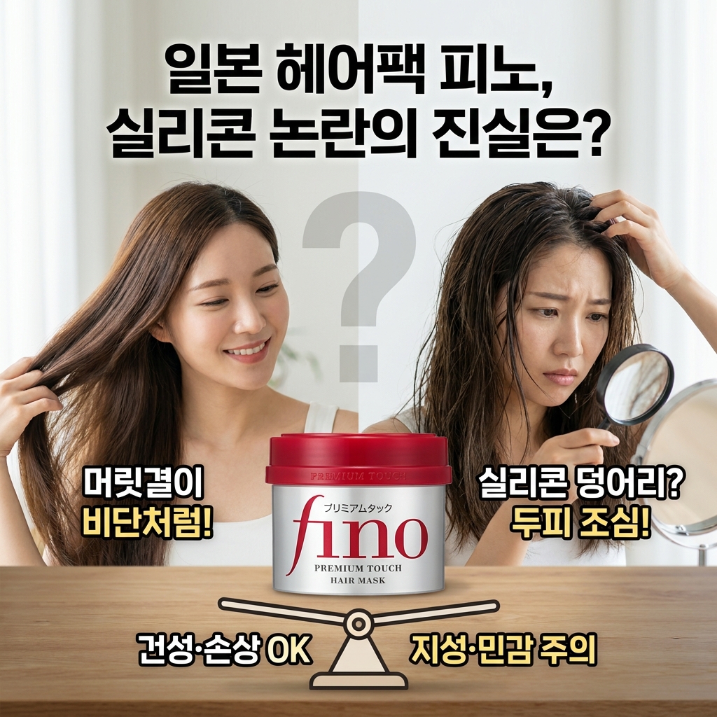일본 헤어팩 피노, 실리콘 논란의 진실은?