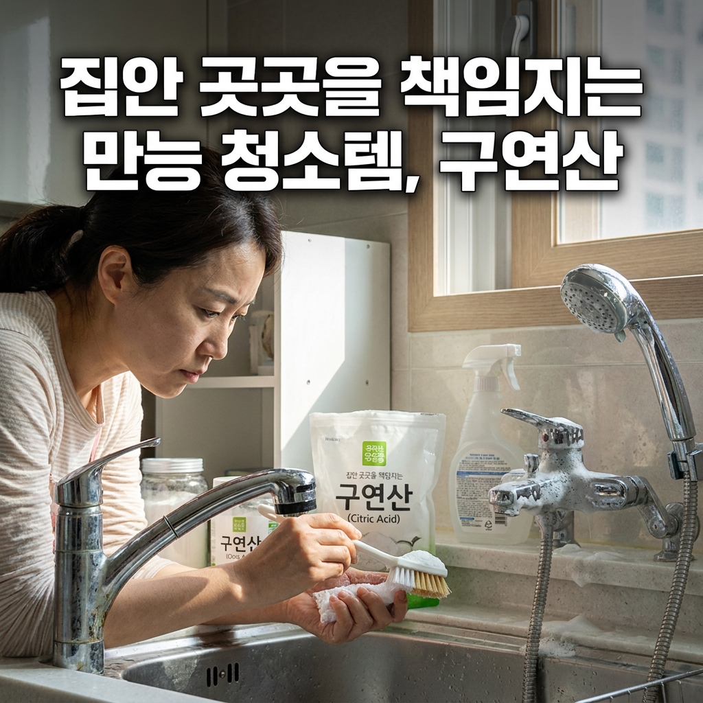 집안 곳곳을 책임지는 만능 청소템, 구연산은 무엇일까?