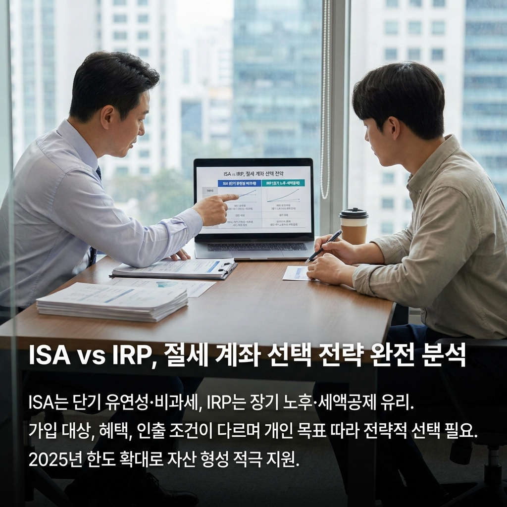 ISA vs IRP, 절세 계좌 선택 전략 완전 분석