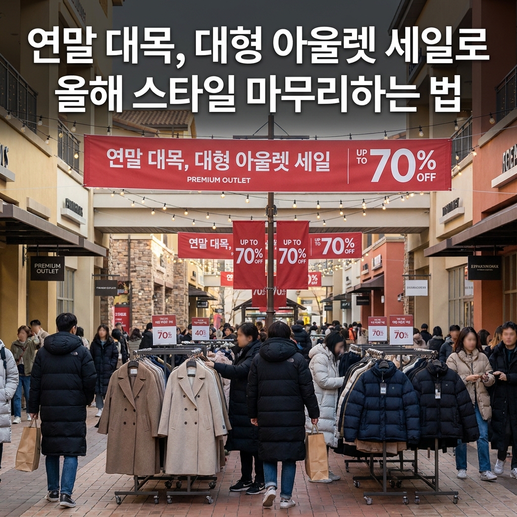 연말 대목, 대형 아울렛 세일로 올해 스타일 마무리하는 법