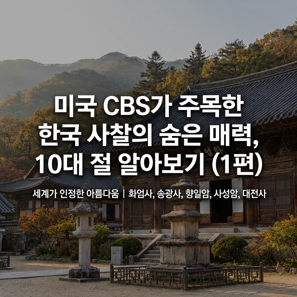 미국 CBS가 주목한 한국 사찰의 숨은 매력, 10대 절 알아보기 (1편)