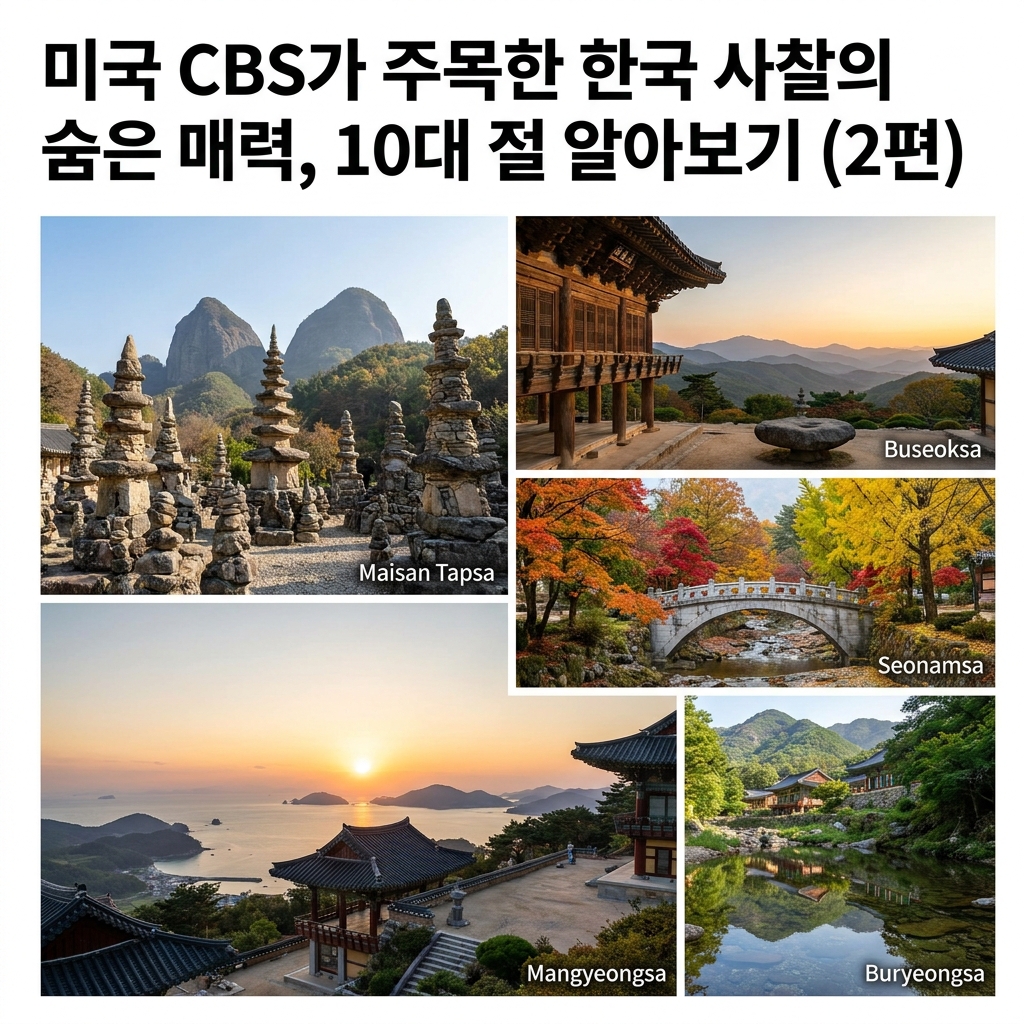 미국 CBS가 주목한 한국 사찰의 숨은 매력, 10대 절 알아보기 (2편)