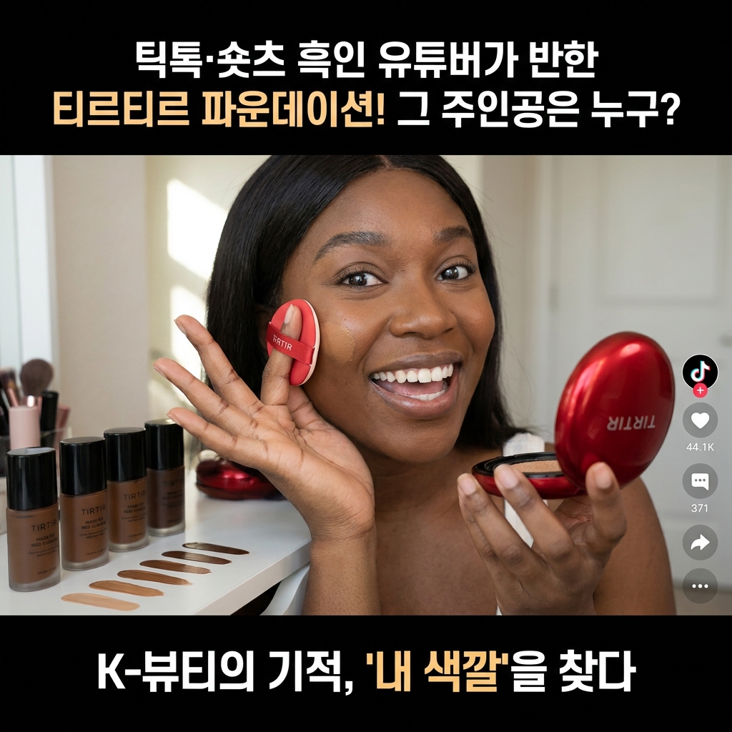 틱톡·숏츠 흑인 유튜버가 반한 티르티르 파운데이션! 그 주인공은 누구?