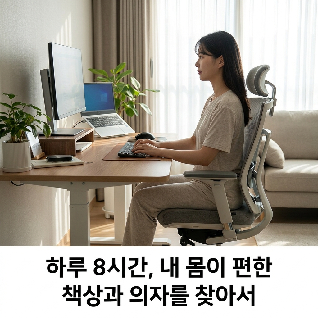 하루 8시간, 내 몸이 편한 책상과 의자를 찾아서
