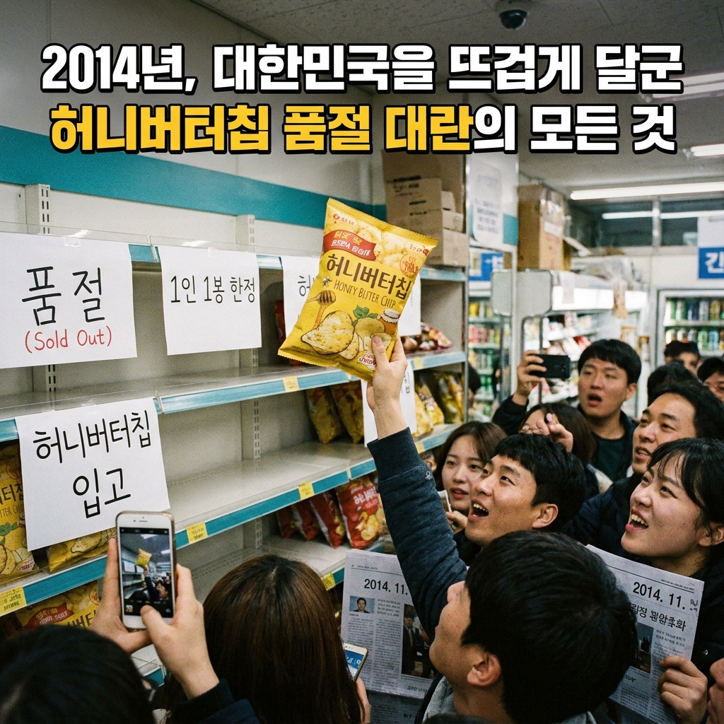 2014년, 대한민국을 뜨겁게 달군 허니버터칩 품절 대란의 모든 것