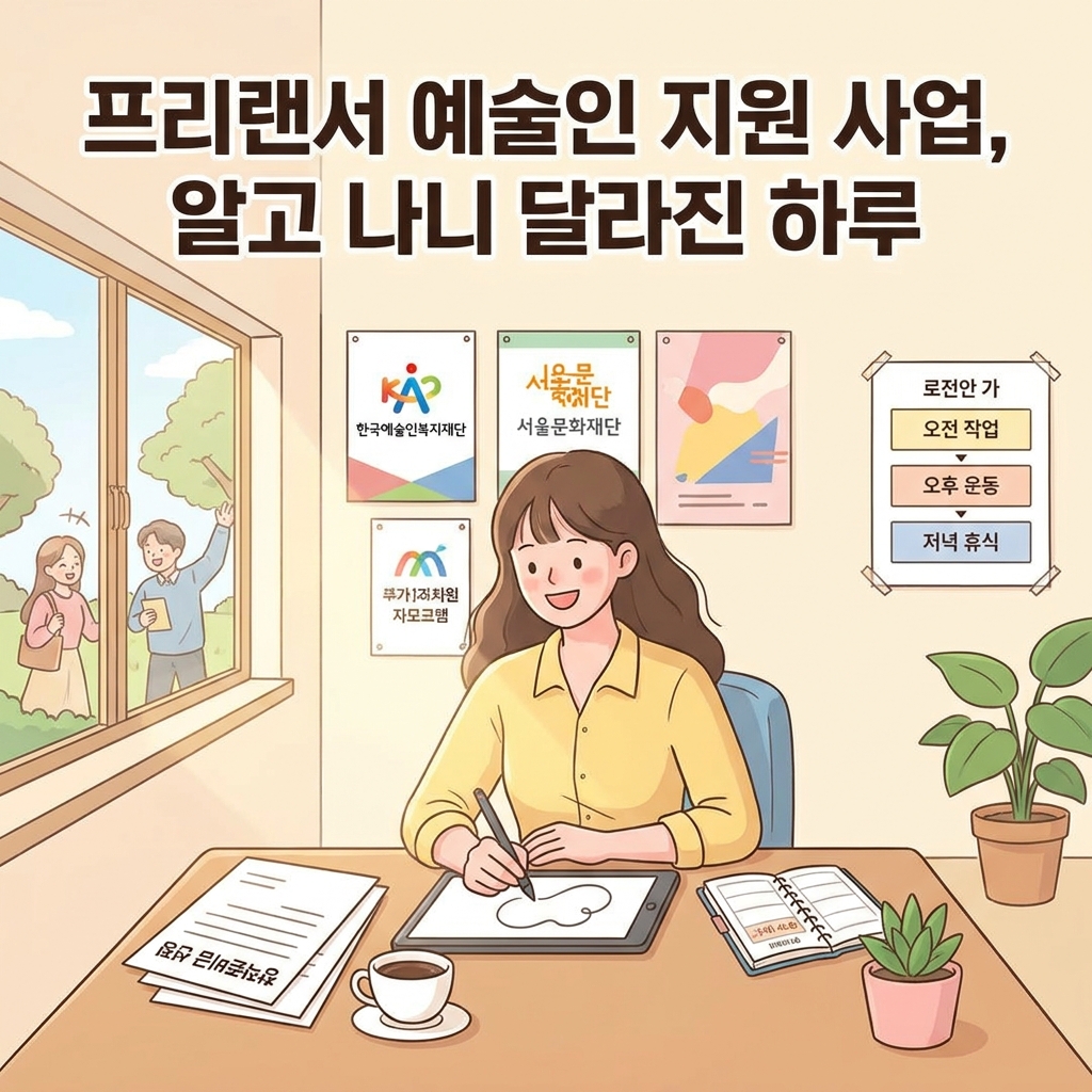 프리랜서 예술인 지원 사업, 알고 나니 달라진 하루