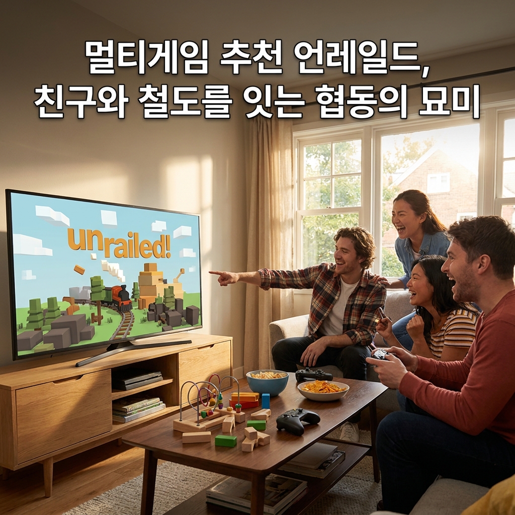 멀티게임 추천 언레일드, 친구와 함께 철도를 잇는 협동 게임의 묘미