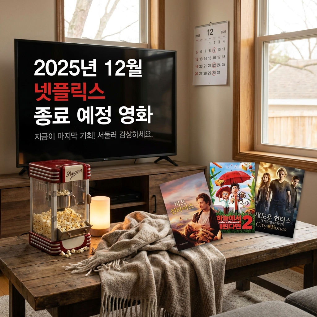 2025년 12월 넷플릭스 종료 예정 영화