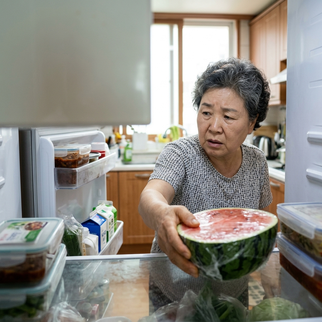 랩 씌웠을 뿐인데…수박 속 세균 3천 배 늘어난다