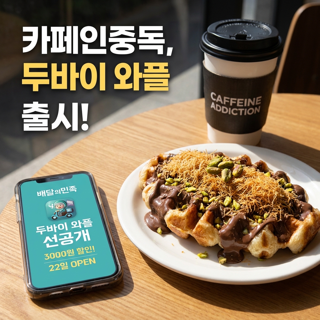 카페인중독, 두바이 와플 출시
