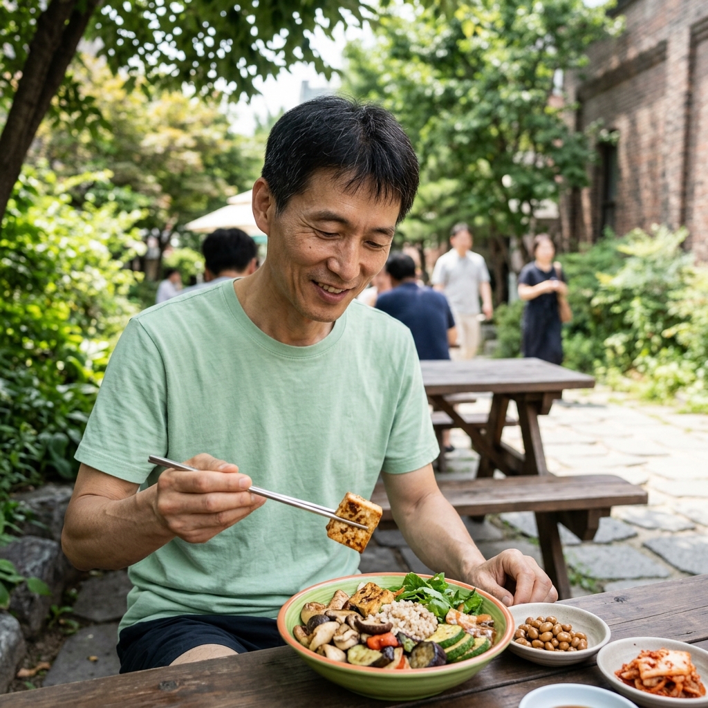채식주의자를 위한 초복 보양식, 콩국수와 버섯탕으로 건강하게