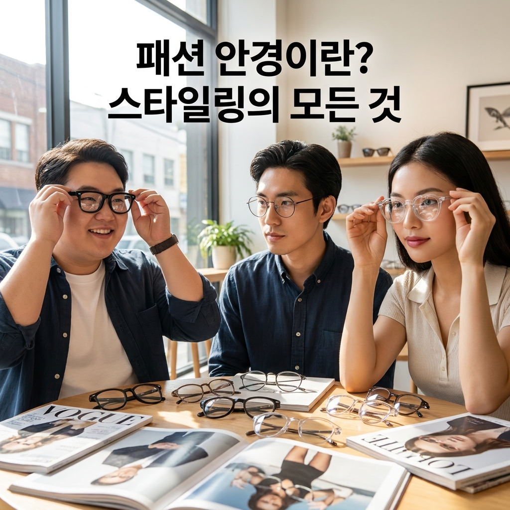 패션 안경이란? 스타일링의 모든 것