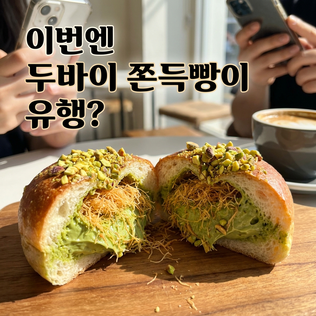 이번엔 두바이 쫀득빵이 유행?