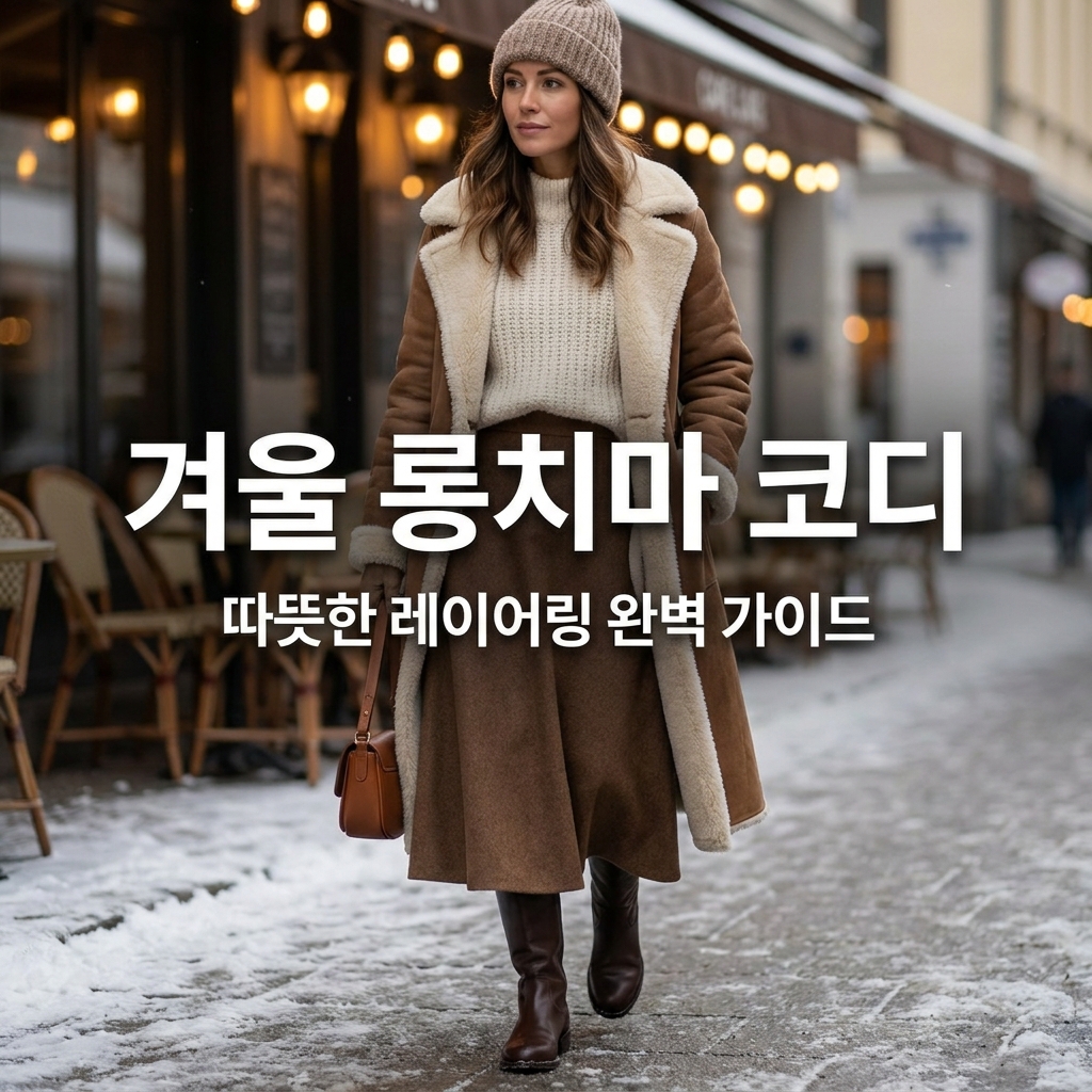 겨울 롱치마 코디, 따뜻한 레이어링 완벽 가이드