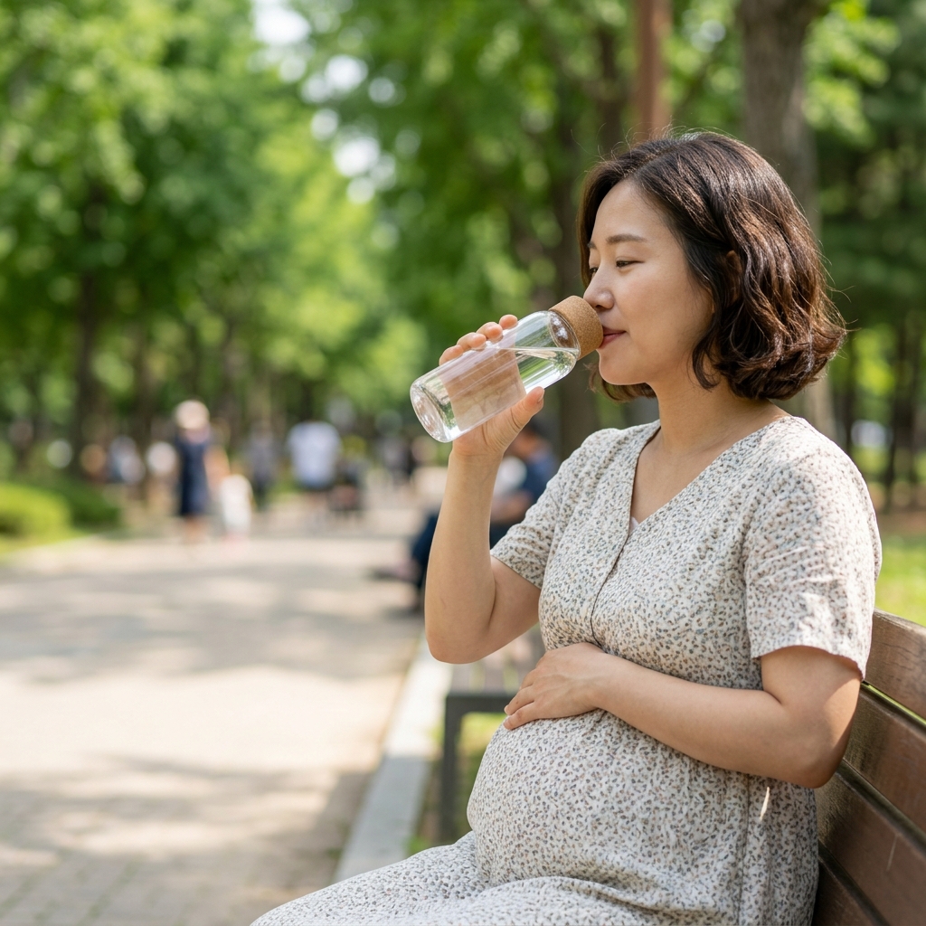 더운 여름, 임산부 수분 섭취량 2.5L로 충분할까