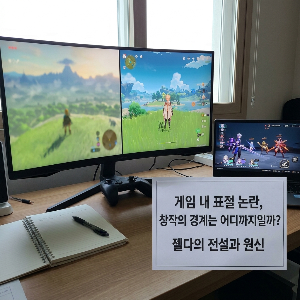 게임 내 표절 논란, 창작의 경계는 어디까지일까? 젤다의 전설과 원신