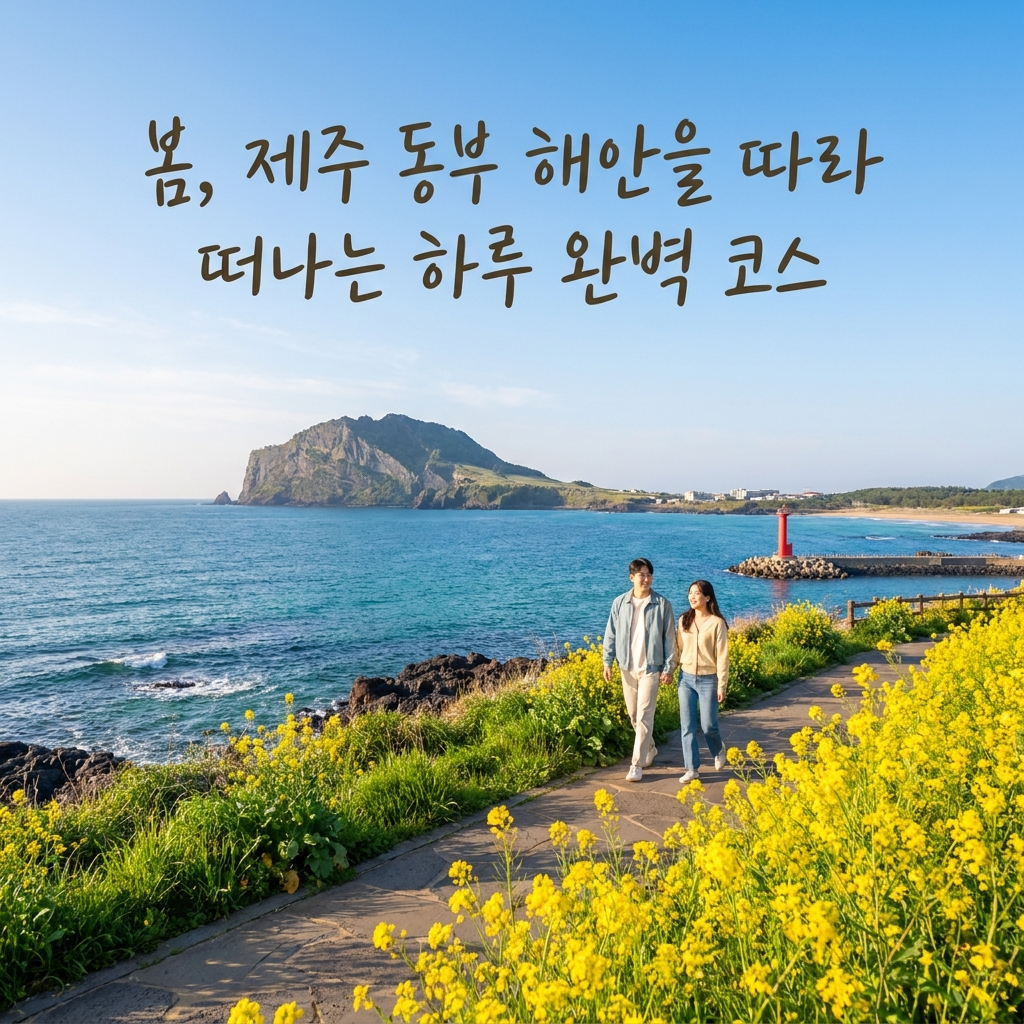 봄, 제주 동부 해안을 따라 떠나는 하루 완벽 코스