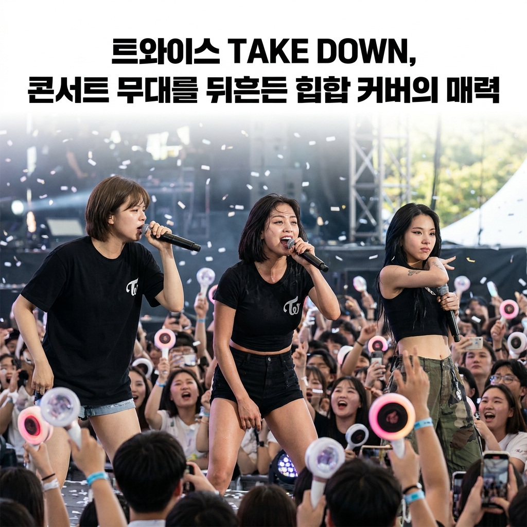 트와이스 TAKE DOWN, 콘서트 무대를 뒤흔든 힙합 커버의 매력
