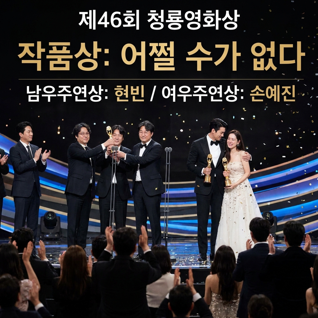 2025 청룡영화제, '어쩔 수가 없다' 작품상과 현빈·손예진 부부의 역사적 동반 수상