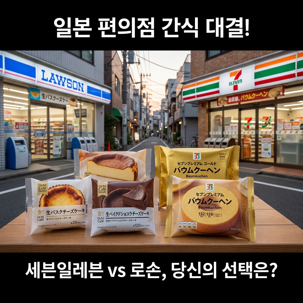 일본 편의점 '세븐일레븐' vs '로손' 간식 추천
