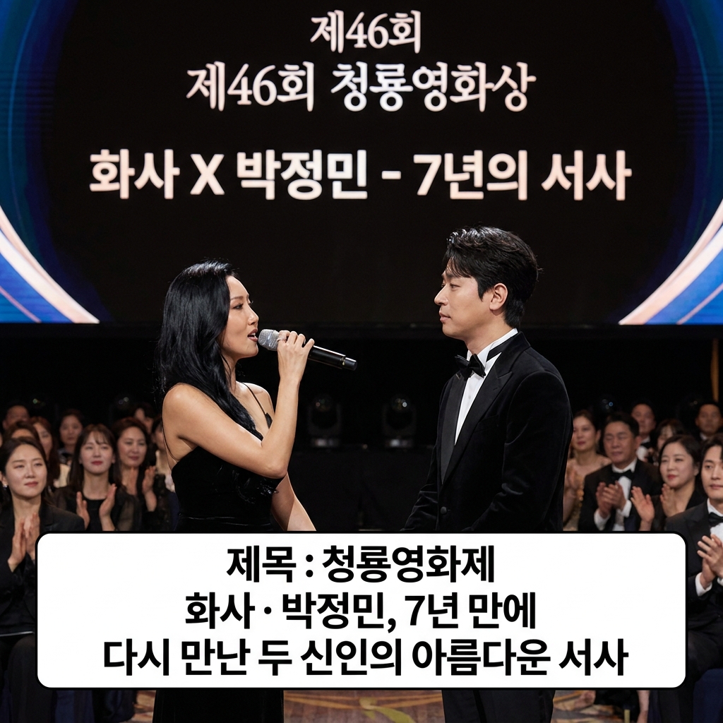 청룡영화제 화사·박정민, 7년 만에 다시 만난 두 신인의 아름다운 서사