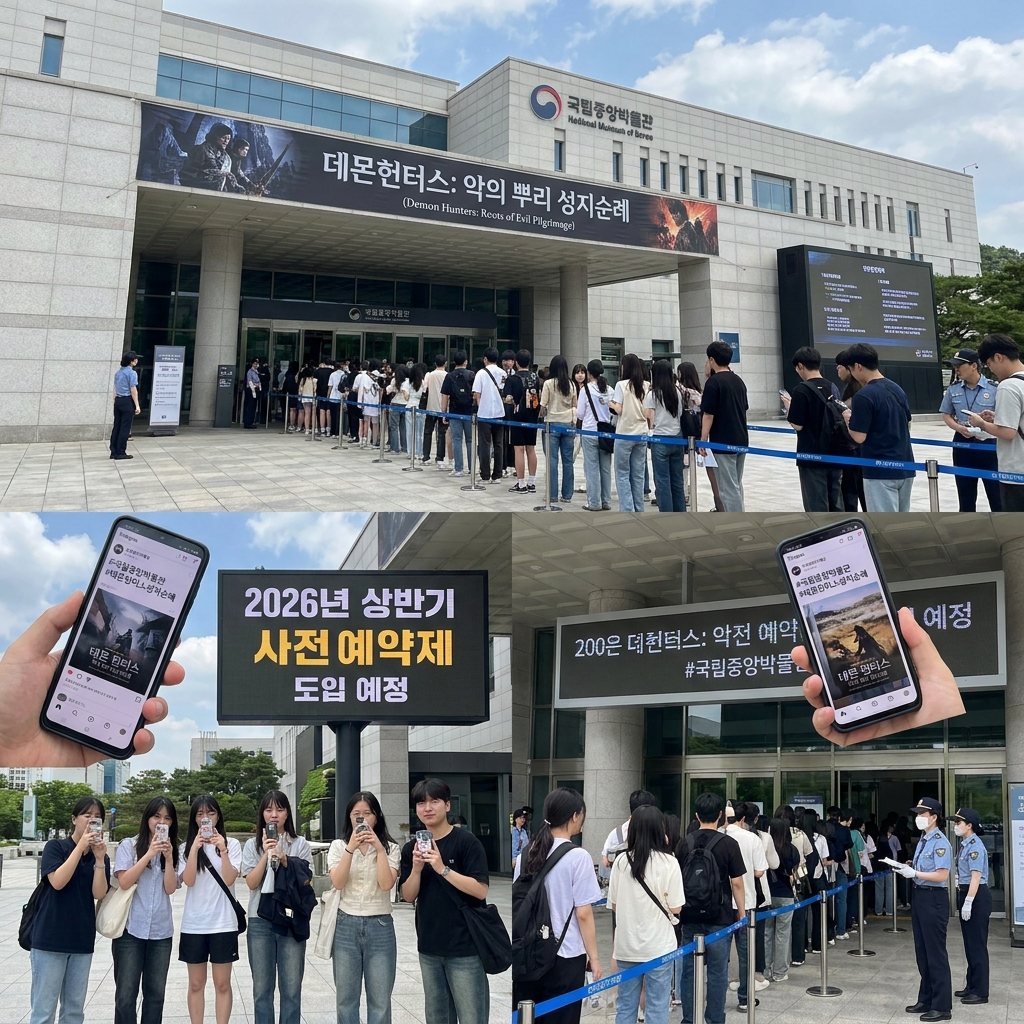 케이팝 열풍으로 달라진 국립중앙박물관, 예약제 도입과 관람 시스템 변화