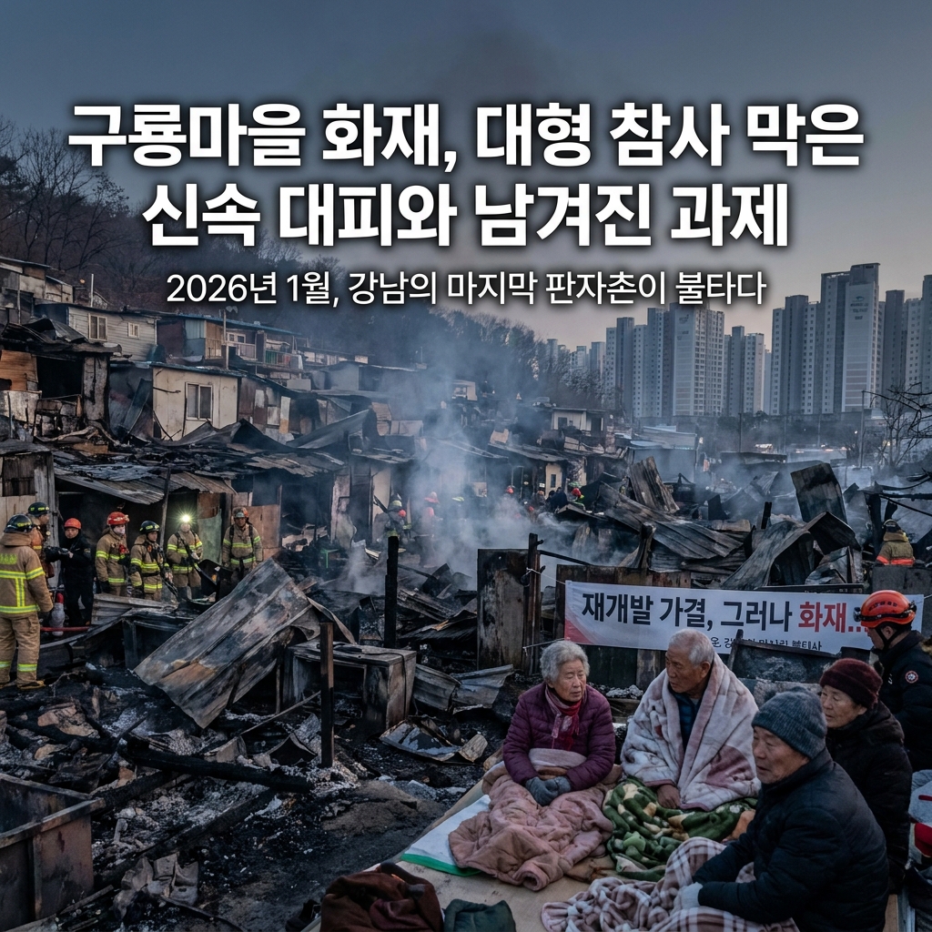 구룡마을 화재, 대형 참사 막은 신속 대피와 남겨진 과제