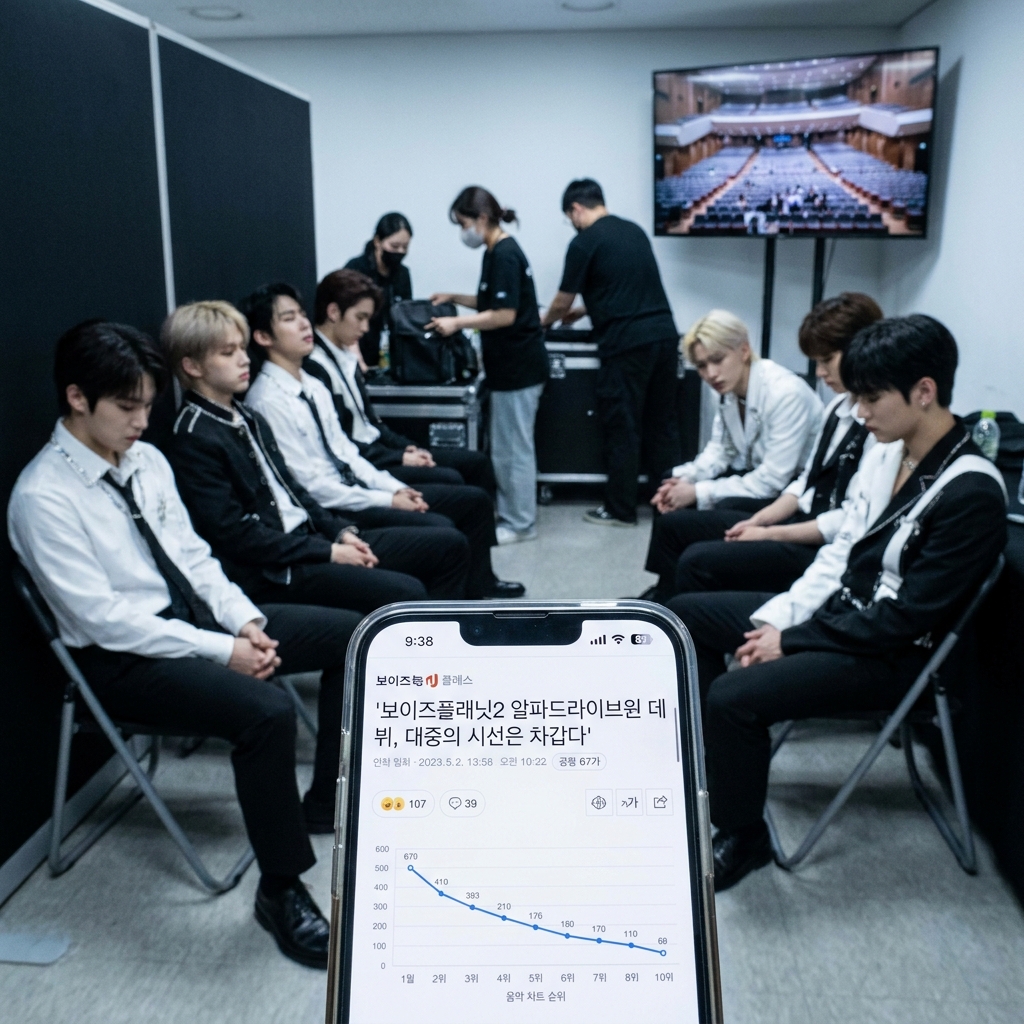 보이즈플래닛2 알파드라이브원 데뷔, 하지만 대중의 시선은 차갑다