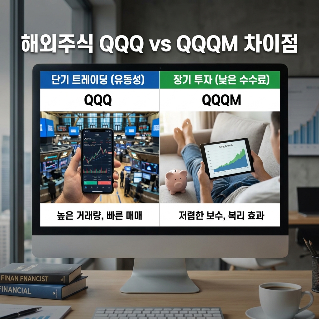 해외주식 QQQ, QQQM의 차이는 무엇일까?