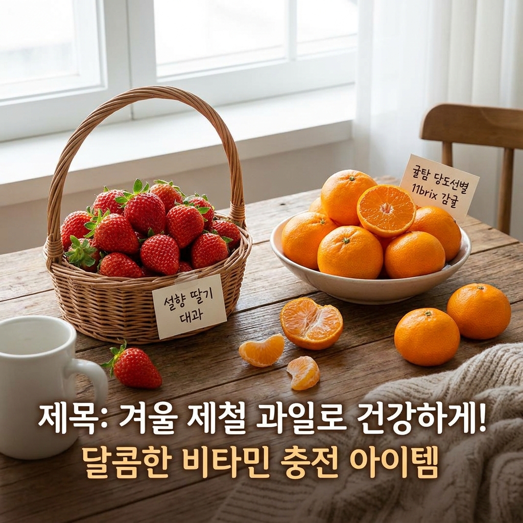 겨울 제철 과일로 건강하게! 달콤한 비타민 충전 아이템