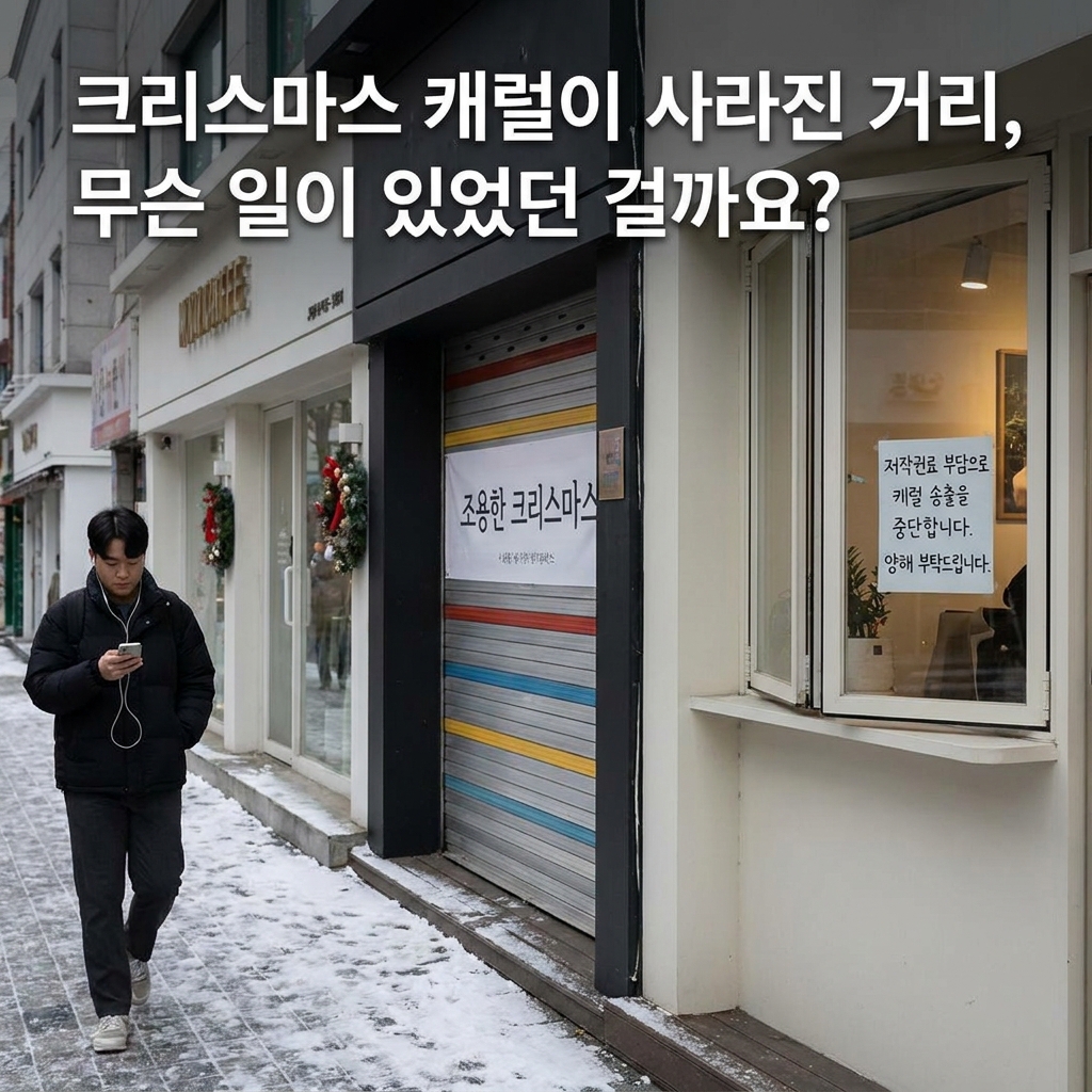 크리스마스 캐럴이 사라진 거리, 무슨 일이 있었던 걸까요?