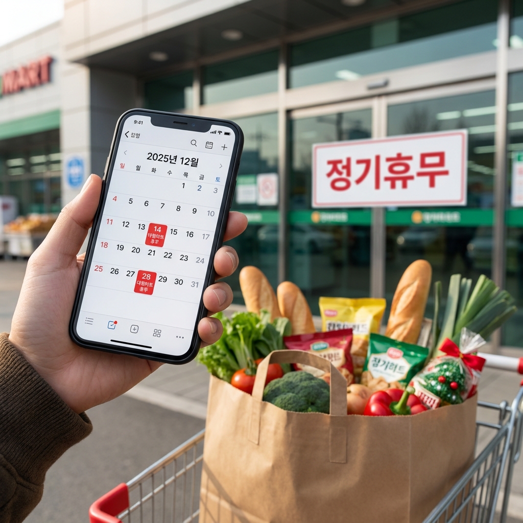 2025년 12월 대형마트 휴무일 총정리 | 연말 장보기