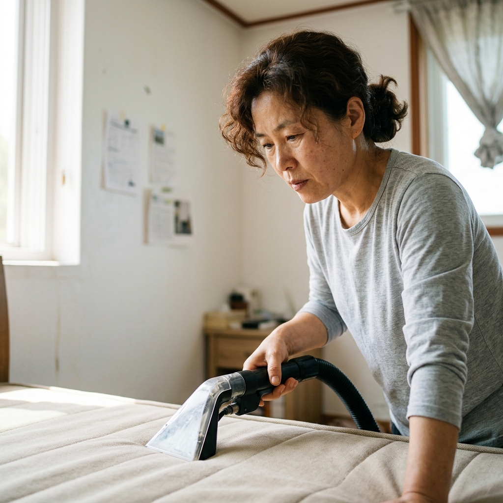 여름 침대에서 올라오는 가려움...침대 속 진드기의 정체