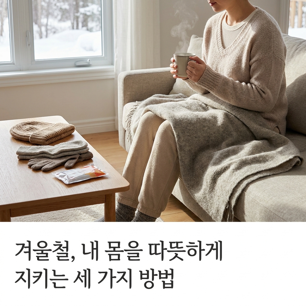 겨울철, 내 몸을 따뜻하게 지키는 세 가지 방법