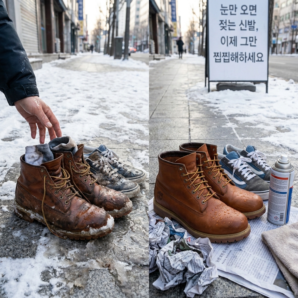 눈만 오면 젖는 신발, 이제 그만 찝찝해하세요
